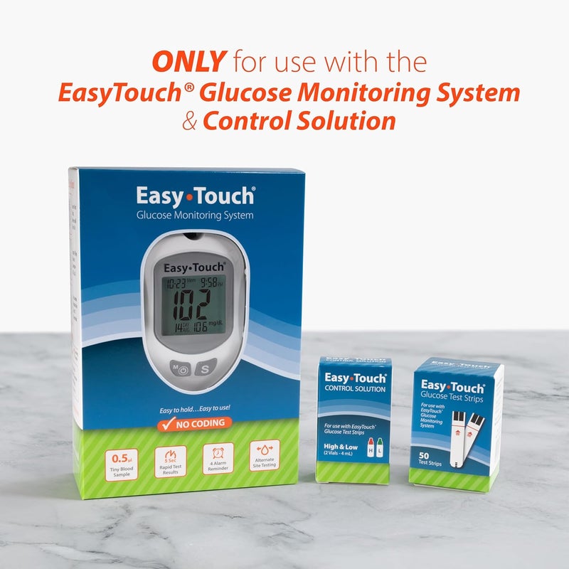 EasyTouch Glucose Test Strips (50ct) - Image 2